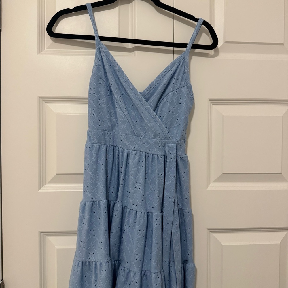 Light Blue Sleeveless Dress